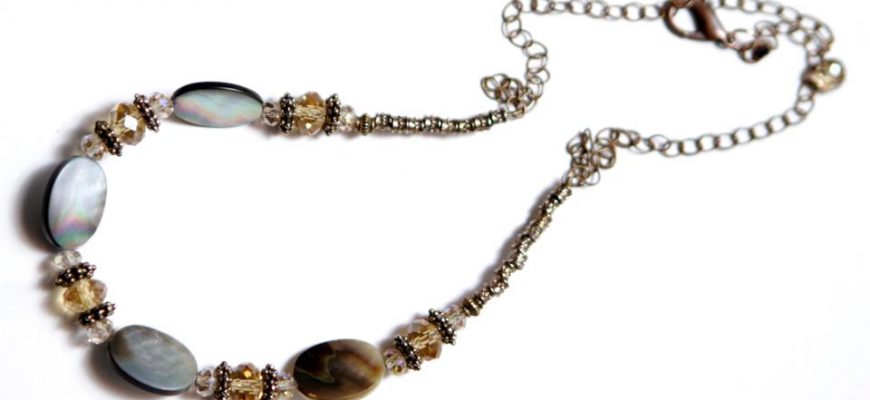 שרשרת צדפות אבלון לרגיעות