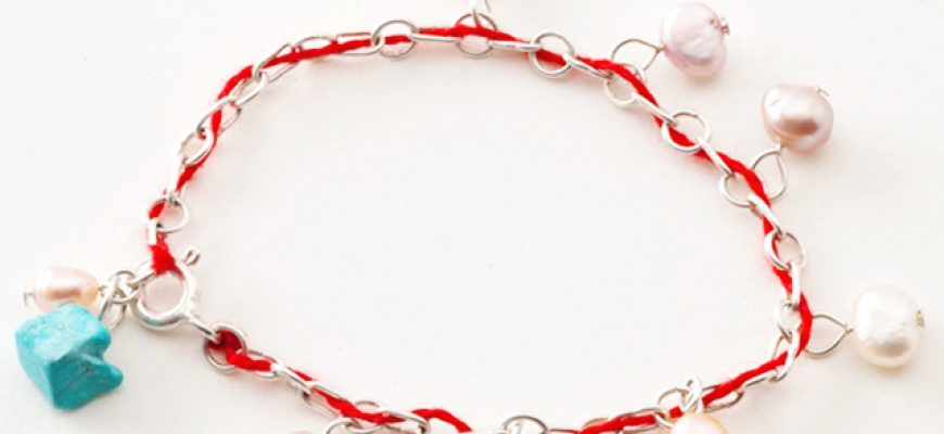 צמיד פנינה וכסף נגד עין הרע